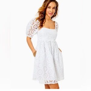 LILLY PULITZER
Kay Short Sleeve Eyelet Dress